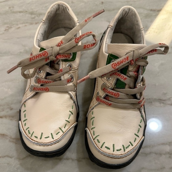 TMA Eyes Shoes Leather Lace Up Retro Comfort walking Sneaker Womens size 6.5 - Picture 2 of 8